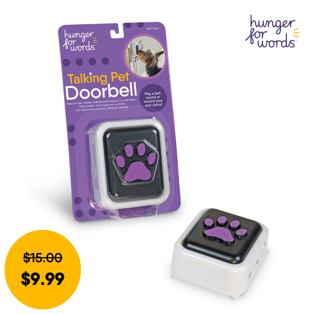 Hunger for Words TALKING PET Doorbell Campanello per la porta